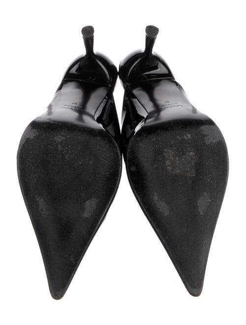 Lanvin Patent Leather Slides