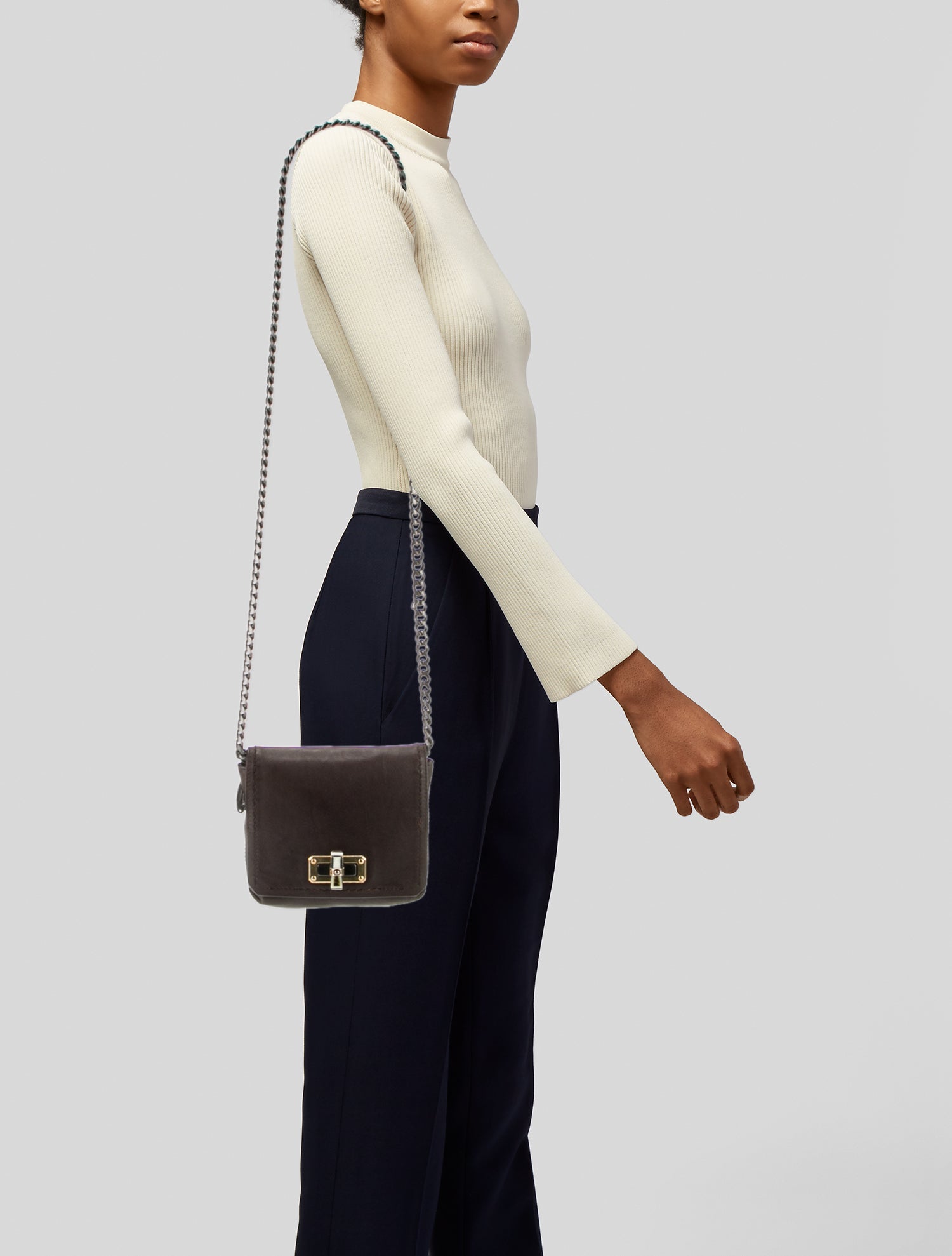Lanvin Leather Crossbody Bag