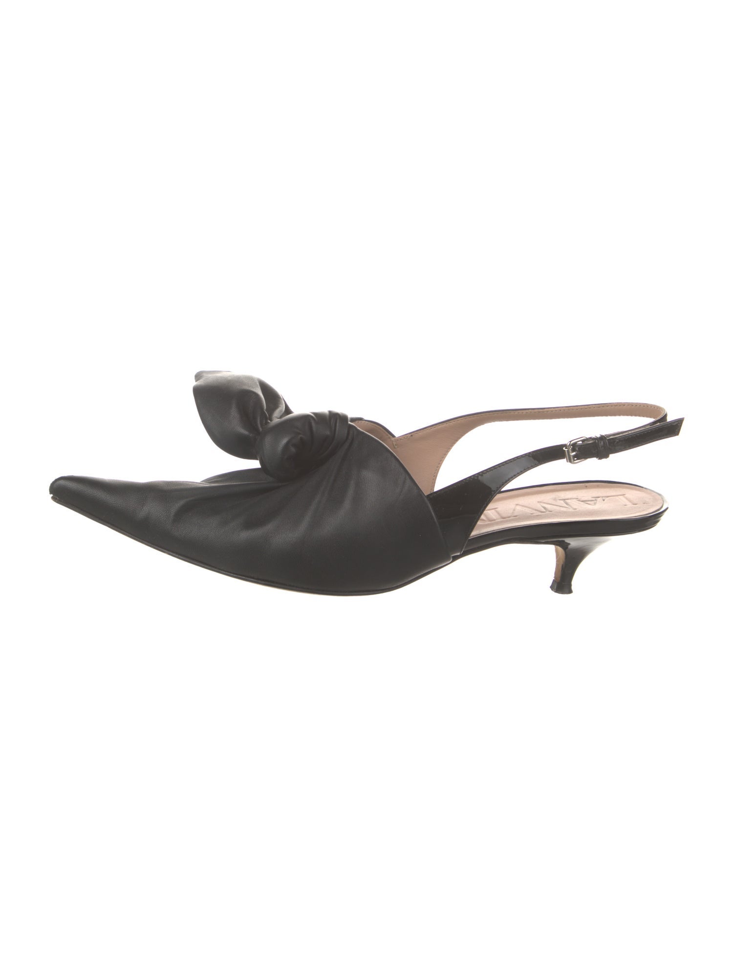 Lanvin Leather Slingback Pumps