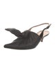 Lanvin Leather Slingback Pumps