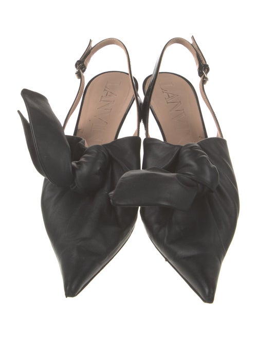Lanvin Leather Slingback Pumps