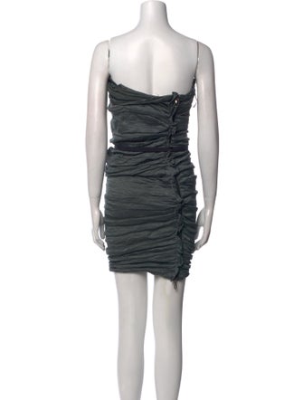 Lanvin Strapless Mini Dress