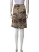 Lanvin Animal Print Knee-Length Skirt