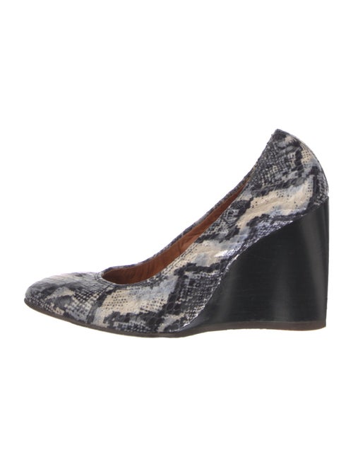 Lanvin Snakeskin Animal Print Pumps