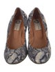 Lanvin Snakeskin Animal Print Pumps