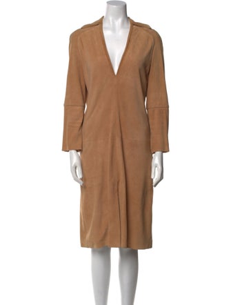 Lanvin V-Neck Midi Length Dress