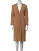 Lanvin V-Neck Midi Length Dress