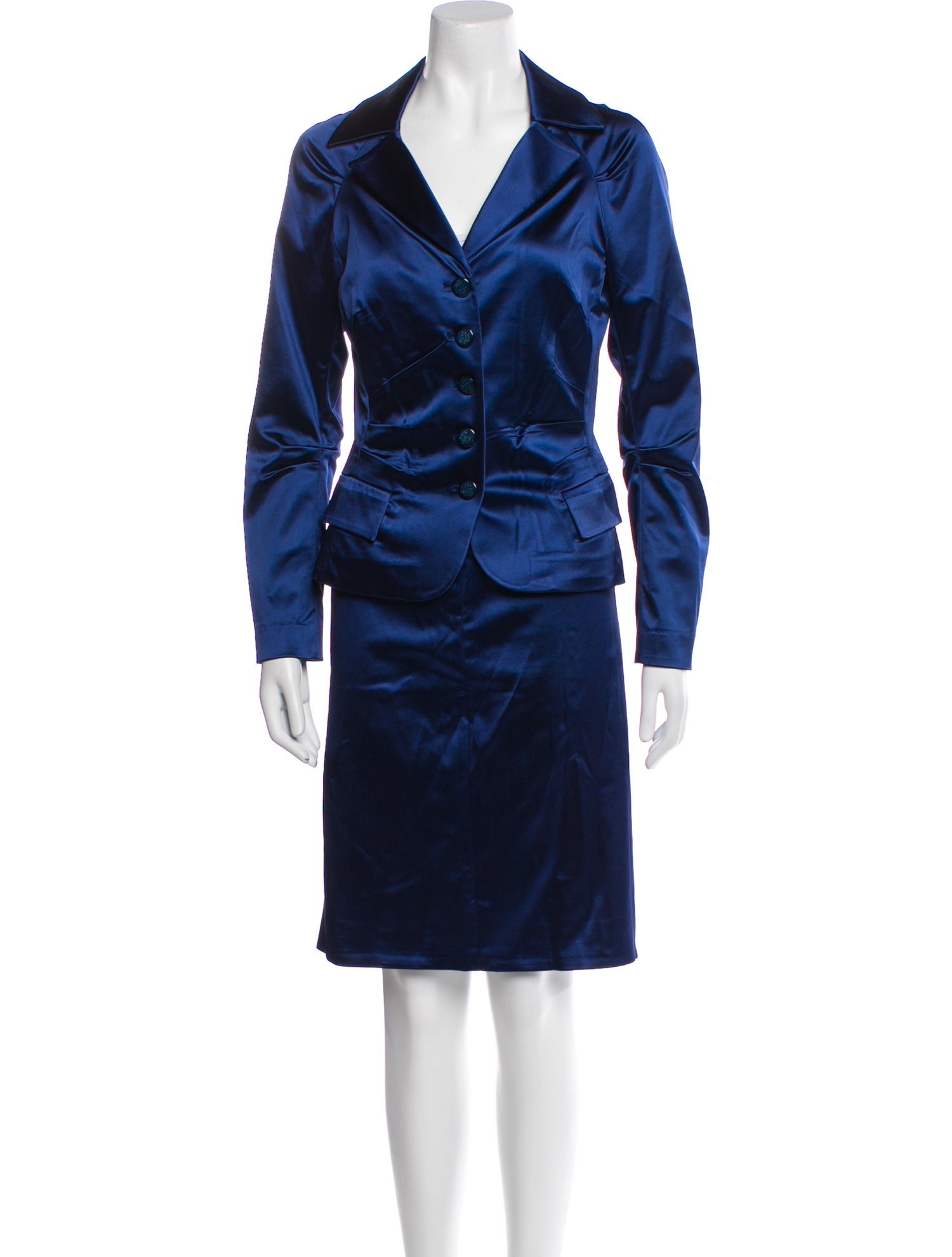 Lanvin Glitter Accents Skirt Set