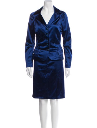 Lanvin Glitter Accents Skirt Set