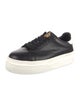 Lanvin Leather Colorblock Pattern Sneakers