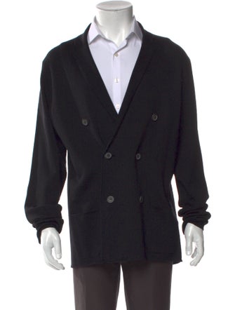 Lanvin Merino Wool V-Neck Cardigan