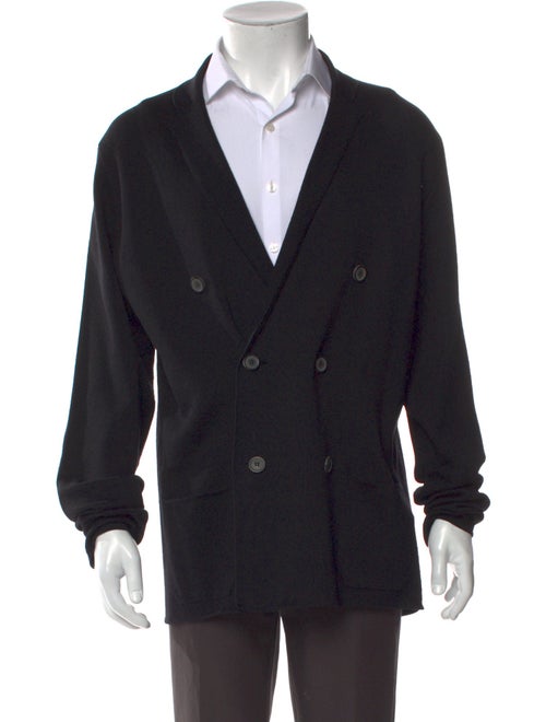 Lanvin Merino Wool V-Neck Cardigan