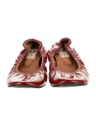 Lanvin Patent Leather Ballet Flats