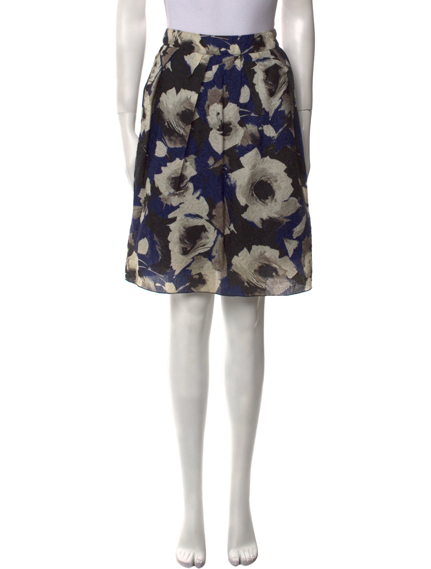 Lanvin Silk Knee-Length Skirt