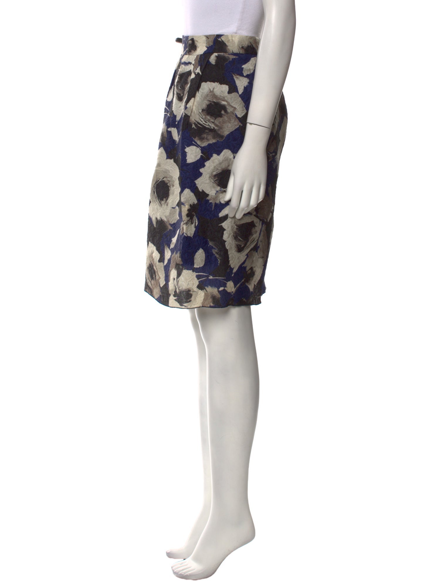 Lanvin Silk Knee-Length Skirt