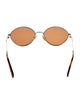 Lanvin Round Tinted Sunglasses