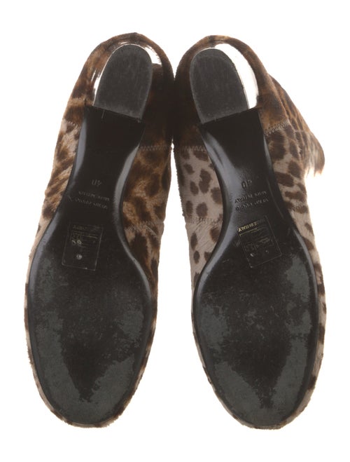 Lanvin Ponyhair Animal Print Riding Boots