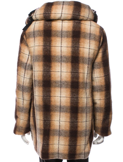 Lanvin Virgin Wool Plaid Print Jacket