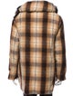 Lanvin Virgin Wool Plaid Print Jacket
