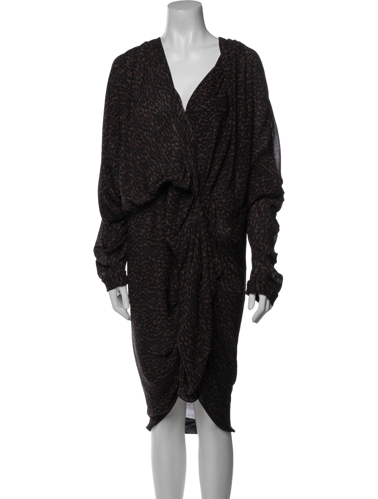 Lanvin Pleated Accents Robe