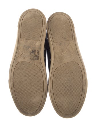 Lanvin Leather Animal Print Sneakers