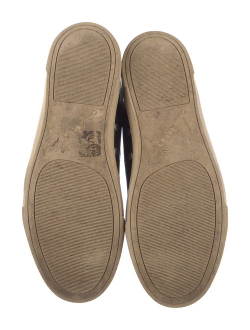 Lanvin Leather Animal Print Sneakers