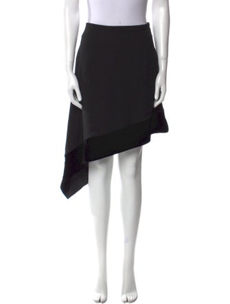 Lanvin Silk Midi Length Skirt
