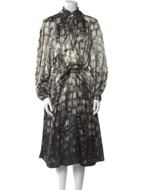 Lanvin Silk Midi Length Dress