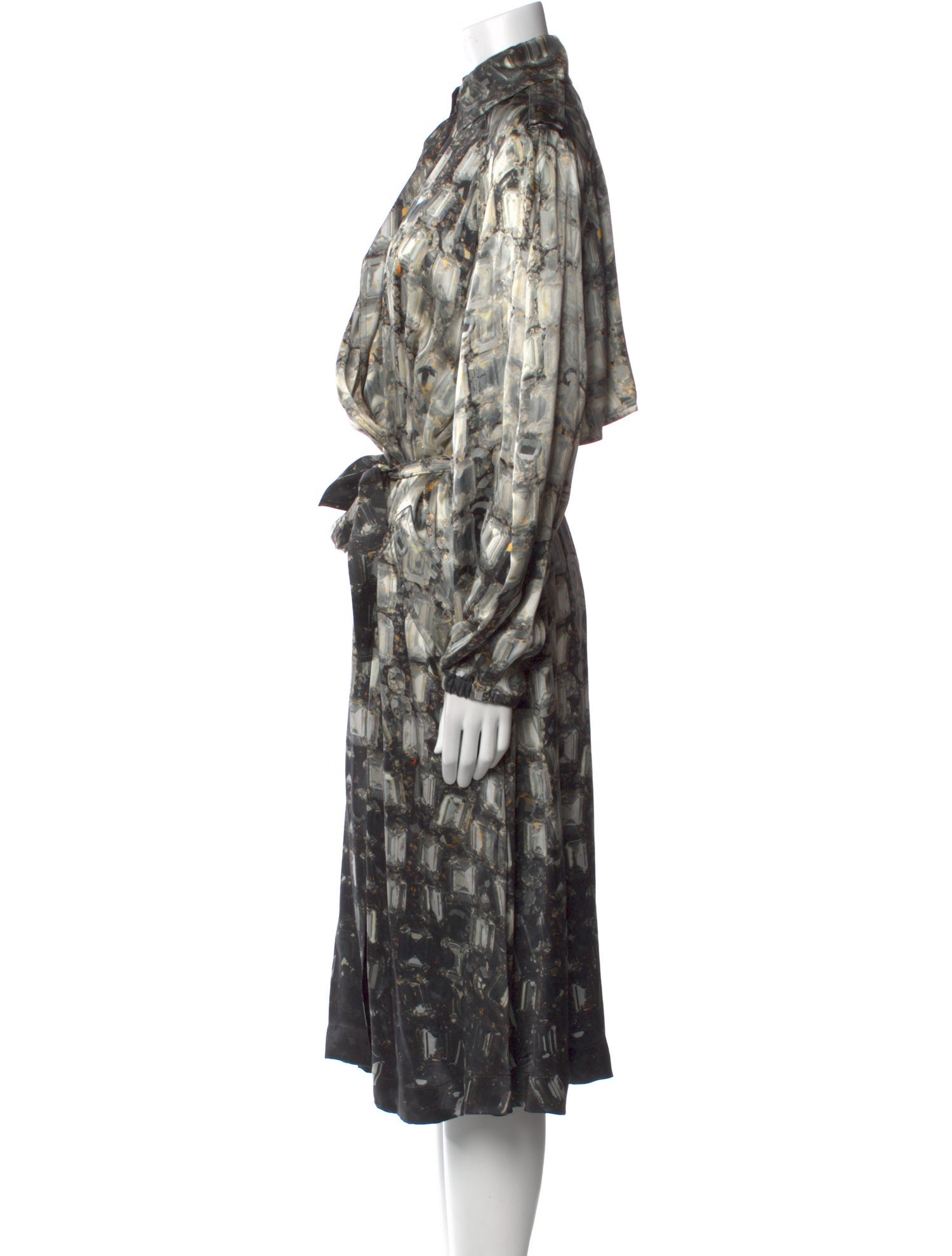 Lanvin Silk Midi Length Dress