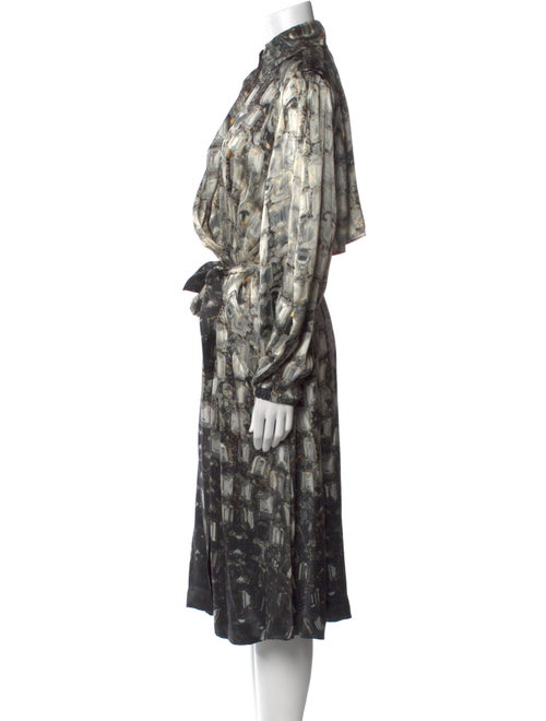 Lanvin Silk Midi Length Dress