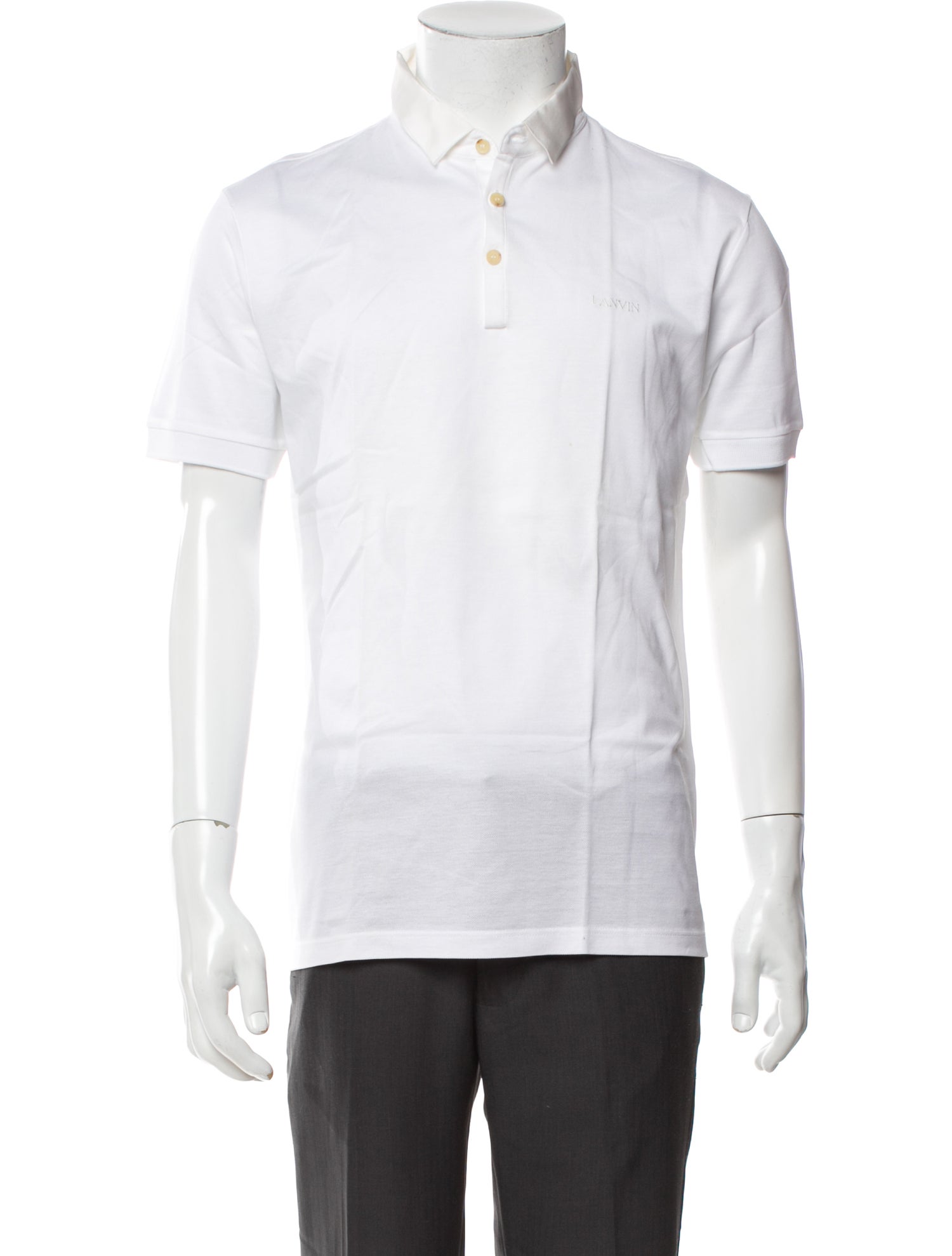 Lanvin Collar Short Sleeve Polo Shirt