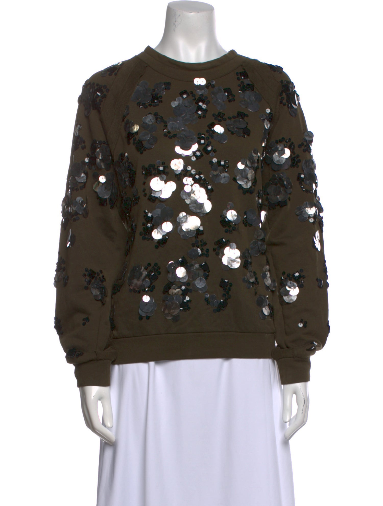 Lanvin Patterned Crew Neck Sweatshirt