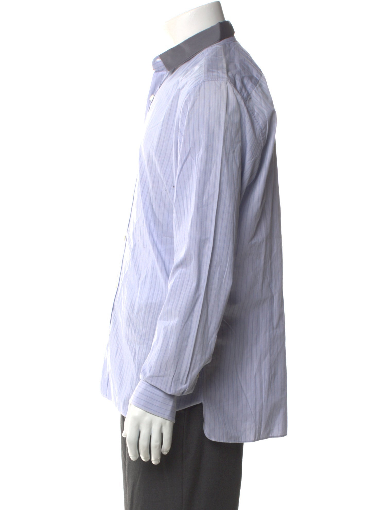 Lanvin Striped Long Sleeve Shirt