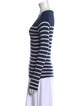 Lanvin Striped V-Neck Sweater