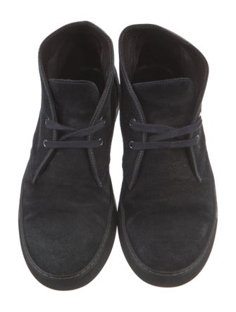 Lanvin Suede Lace-Up Boots