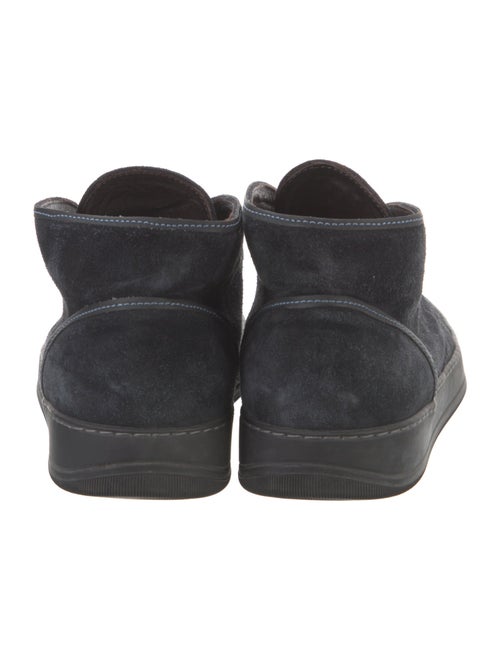 Lanvin Suede Lace-Up Boots