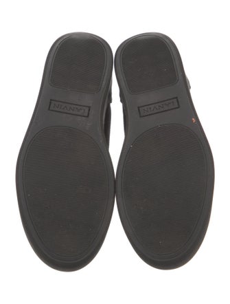 Lanvin Suede Lace-Up Boots