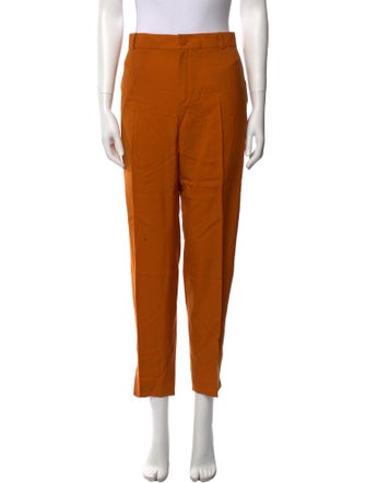 Lanvin Wool Straight Leg Pants