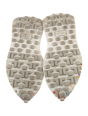 Lanvin Leather Printed Sneakers