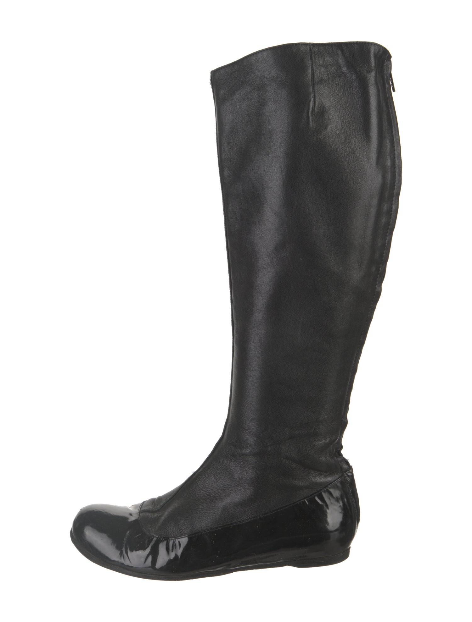 Lanvin Patent Leather Riding Boots