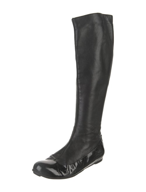 Lanvin Patent Leather Riding Boots