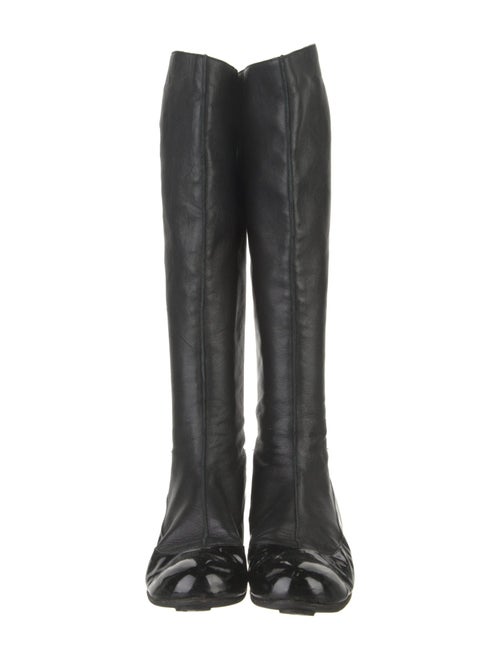 Lanvin Patent Leather Riding Boots
