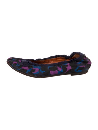 Lanvin Printed Ballet Flats