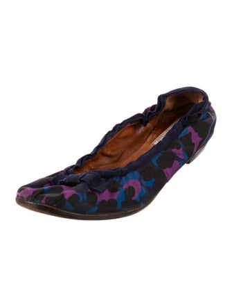 Lanvin Printed Ballet Flats