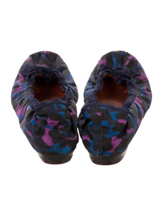Lanvin Printed Ballet Flats