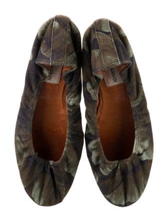 Lanvin Printed Ballet Flats