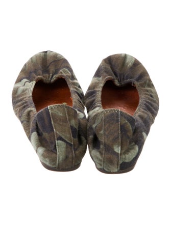 Lanvin Printed Ballet Flats