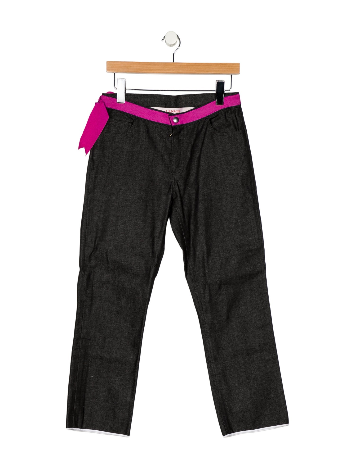 Lanvin Mid-Rise Straight Leg Jeans