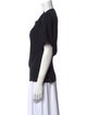 Lanvin Scoop Neck Short Sleeve T-Shirt