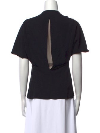 Lanvin Scoop Neck Short Sleeve T-Shirt
